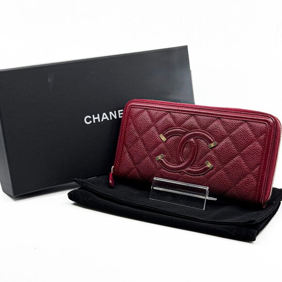 ❤️CHANEL Filigree Long Wallet ❤️ - Picture 2 of 16